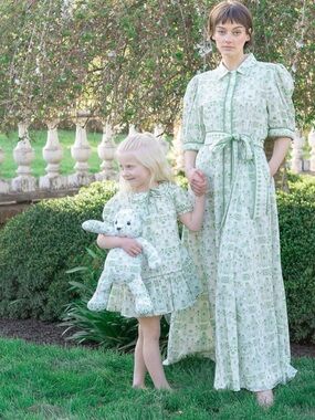 NWOT Lillou Mon Petit Jardin Girls Cotton Dress 6